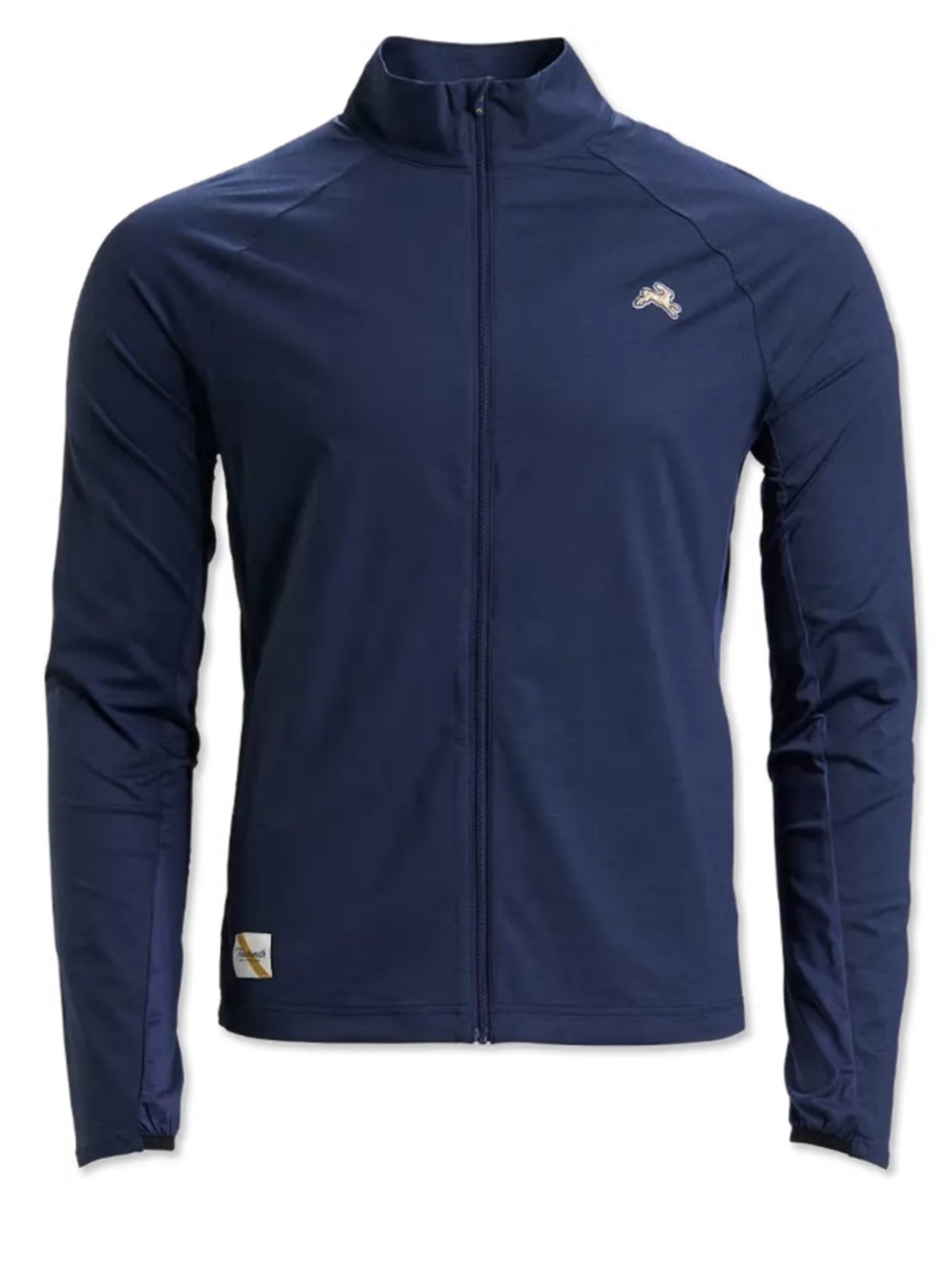Tracksmith Navy Session Runners Jacket Full Zip Mens Sz Small